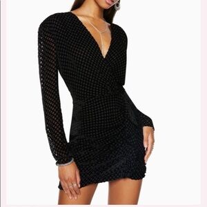 Ramy Brook- Allona Dress- Black Combo